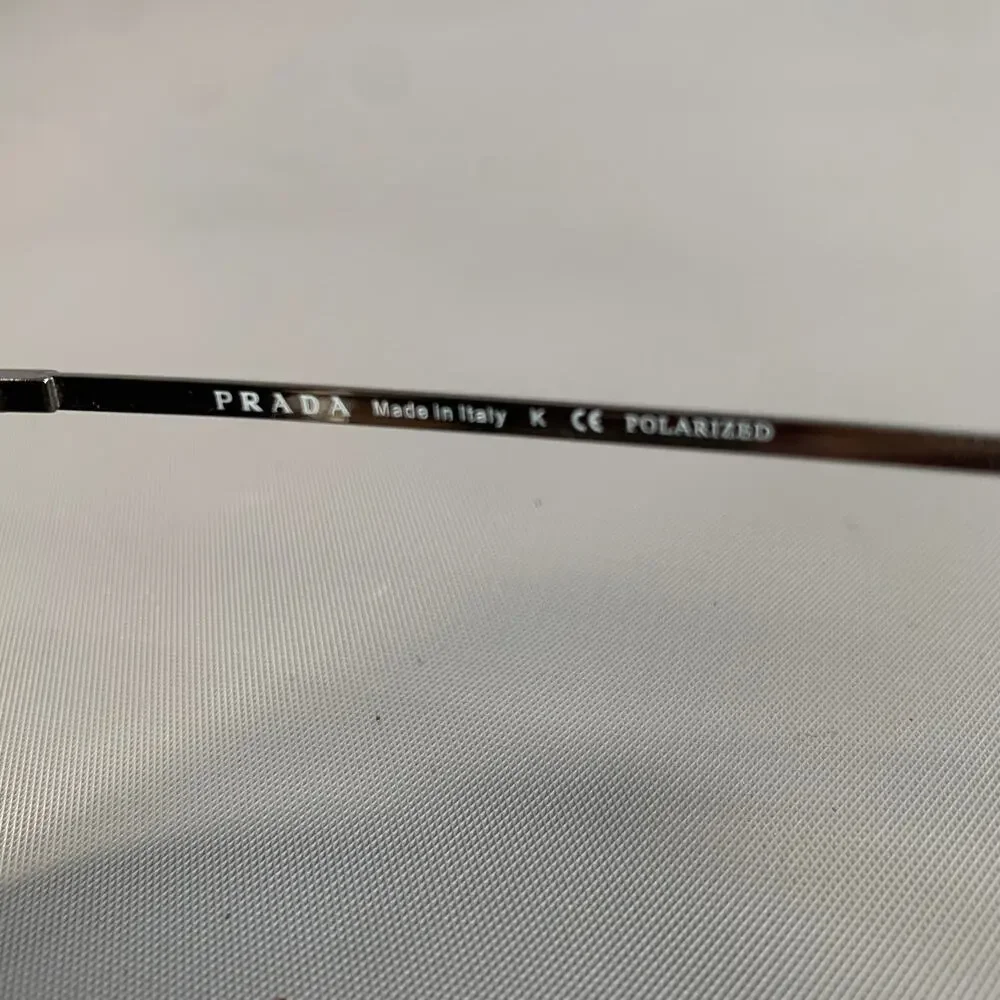 PRADA Black Light Grey SPS 05T P2X-5Z1 Sunglasses & Eyewear